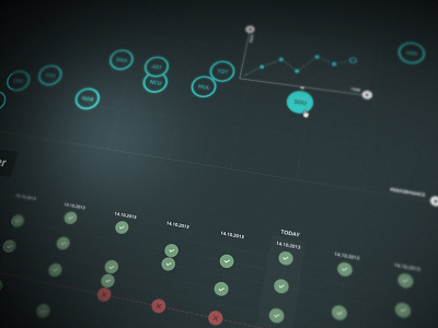 Matchups graph chart dark flat football graph match minimal stat statistic