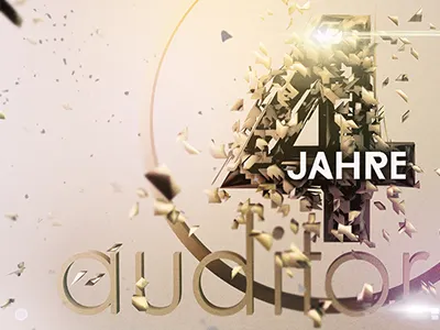 4 Jahre Auditorium Flyer 3d 4 art artwork c4d digital effects flyer print year years