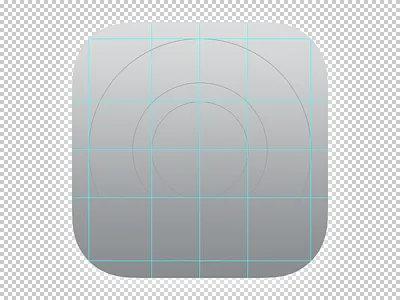 iOS 7 OCD App Icon Template Grid app icon download icon ios ipad iphone psd resource savvy apps template