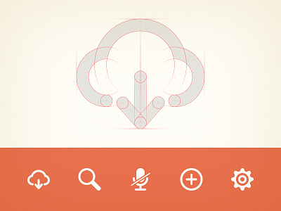 Icons app clean design flat glyph icon icons minimal set ui user interface web