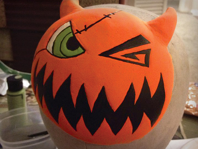 Pumpkin Head before christmas cosplay costume halloween halloween town kingdom hearts nightmare nightmare before christmas sora