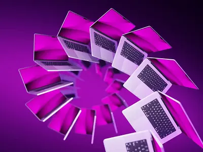 CleanMyMac Business 2024 2025 3d animation b2b branding business cleanmymac desidn icon logo macpaw marketing motion graphics pink prodaction video violet