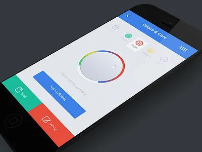 iShare ios7 iphone line icons map ui desgin ux desgin