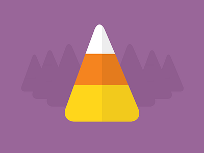 Candy Corn Mountains candy corn designdojo fall halloween mountains orange purple yellow