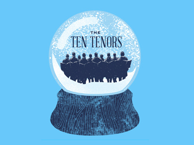 The Ten Tenors Snow globe