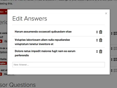 Drag & Drop Answers dragdrop flaticons foundation modal webdesign