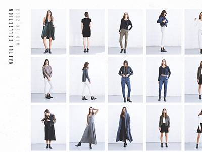 Lookbook catalog collection fashion lookbook spread winter