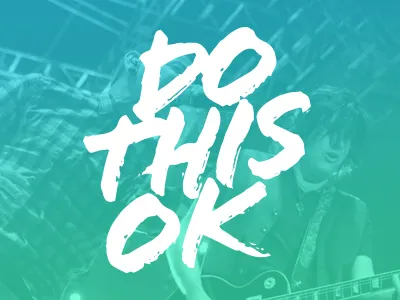 Do This OK gradient logo