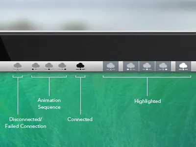 Menu Toolbar Icon cloud icon proxy socks ssh