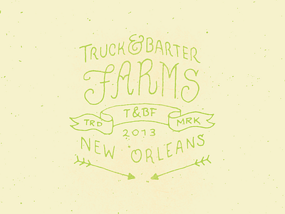 And another... barter lettering new orleans nola truck
