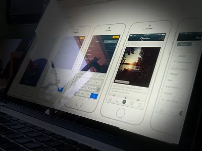 Qrator iOS7 app application ios ios7 iphone mobile ui ux wip