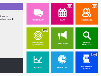 Dashboard alert colour flat icons ios notification ui ux windows