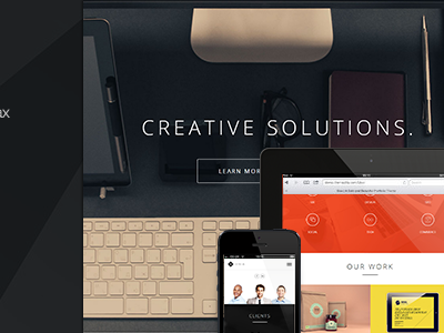 Visia - Responsive One Page Drupal Theme best drupal themes drupal drupal themes free drupal template premium drupal theme
