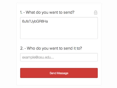 New Message form foundation message