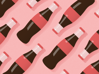 Coke Pattern coca cola coke doodle geometric illustration pattern