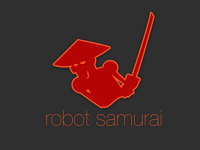 Robot Samurai Logo Design logo logo design robot robot samurai samurai