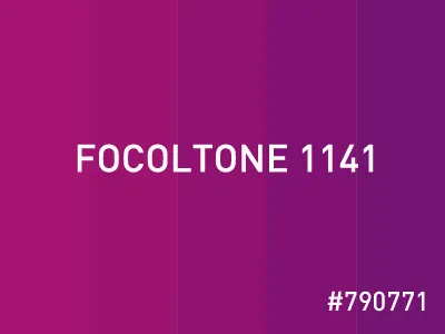Palette colours focoltone palette violet