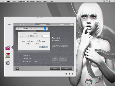 Calcium+Graphite plus Wallpaper calcium flavours graphite minimal osx theme wallpaper