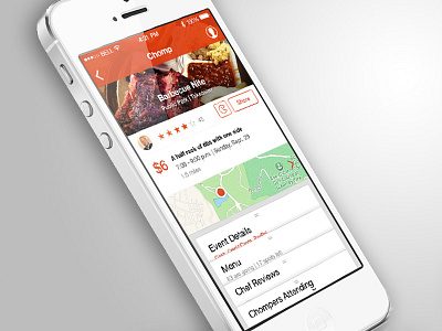Chomp Mobile App iphone mobile user interface