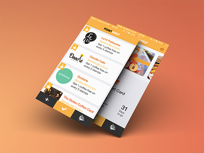 Pointshelf for iOS 7 app deals design ios7 iphone loyalty pointshelf