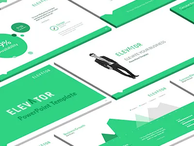 Elevator PowerPoint Template elevator key keynote powerpoint ppt pptx presentation template theme
