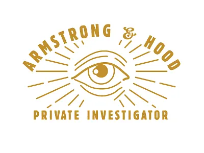 Private Eye Door For Batch 20s film noir logo private eye sleuth