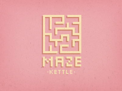 Maze Popcorn bitmap logo pink popcorn square sweet yellow