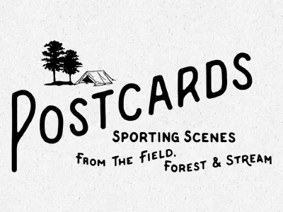 Postcard Set hand lettering lettering typography