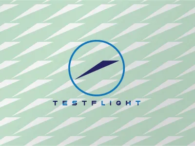 Testflight - Logo contept ai branding company illustrator logo mark pattern simple