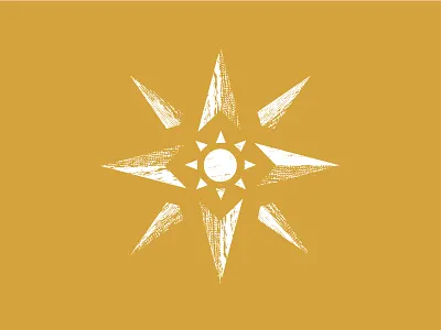 Go compass sun texture travel