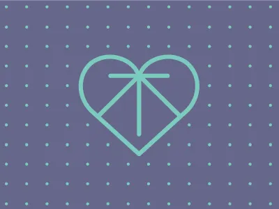 Personal Logo branding heart logo lovely design thais navarro