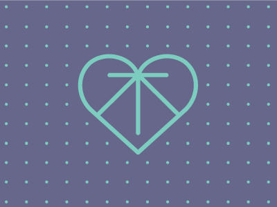 Personal Logo branding heart logo lovely design thais navarro
