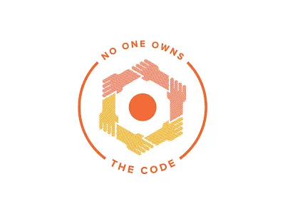 No One Owns The Code halftone