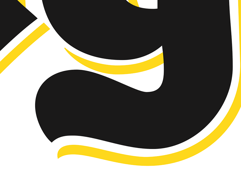 O 100 anniversary bastarda flared serifs highlight lettering numbers revival type