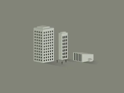 Zombies buildings city dead illustration vector walkingdead zombies