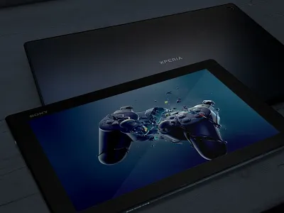 Tablet Screen Mock Up android flat free freebie ipad retina layered minimalistic mockup perspective psd tablet ui