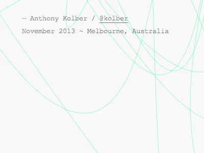 kolber.info dynamic background dynamic javascript kolber paperjs