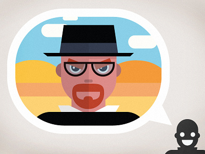 Say. My. Name. Breaking Bad. animation breaking bad flat design hat heisenberg illustration infographic vector video walter white