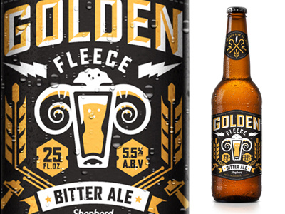 Office Beer beer label design packaging