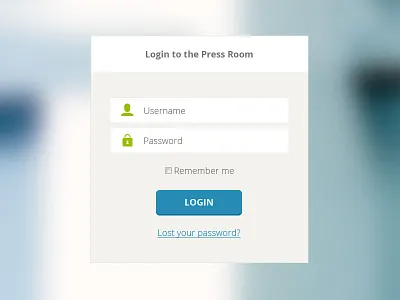 Login form button form interface login padlock icon website