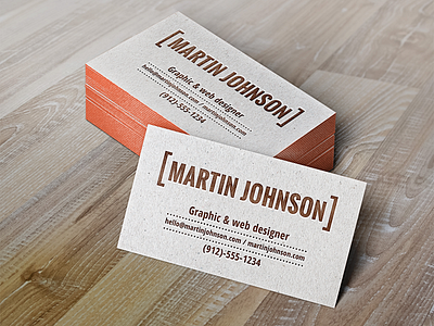 Letterpress Business Cards Mockup (Free PSD) business card cardboard free freebie letterpress mock up mockup print psd