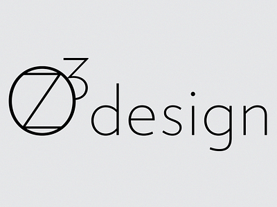 New logo for oZ3Design brand branding design identity logo logotype seattle