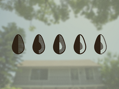 Farmhouse Avocado Exploration avocado farmhouse halftone icon la lines logo