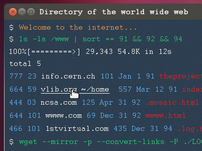 Welcome To The Internet bash illustrator linux open source terminal ui