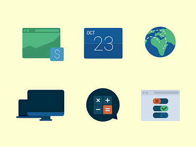 Icon Set flat flat icon icons ui ui design