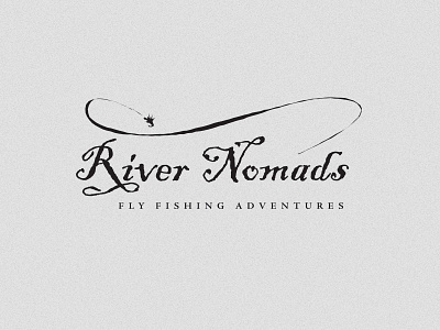 River Nomads 2 flyfishing ldentity logo nomad river