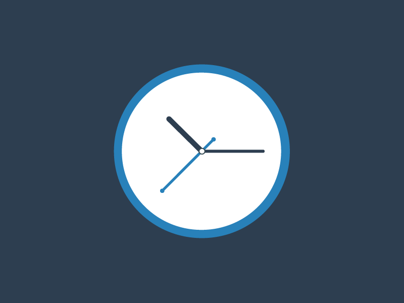 Clock animated clock flat flat design gif photoshop