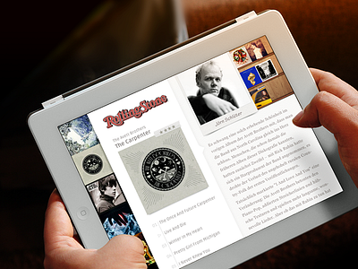 Rolling Stone ipad magazine music