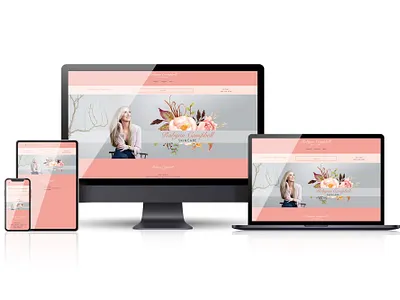 Robynn Campbell website design landing page web design website wordpress