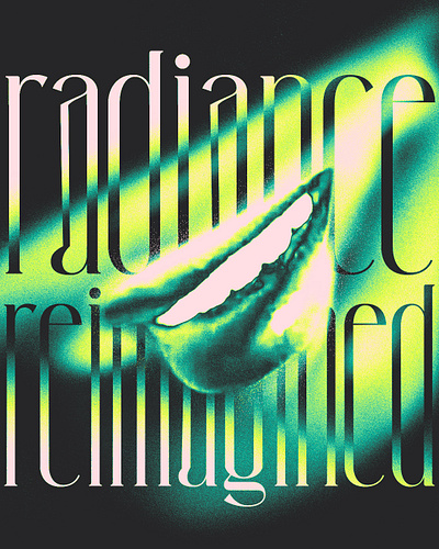 "radiance reimagined" Poster Art abstract adobe illustrator art artwork design digital graphic design illustration poster print typography